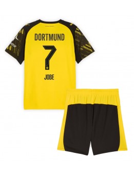 Borussia Dortmund Jobe Bellingham #7 Replika Hemmakläder Barn 2025-26 Kortärmad (+ byxor)